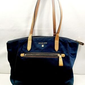 Michael Kors Canvas Leather Bag